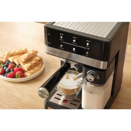 Sencor - Siebträger-Espressomaschine 1350 W/230 V schwarz/mattchrom