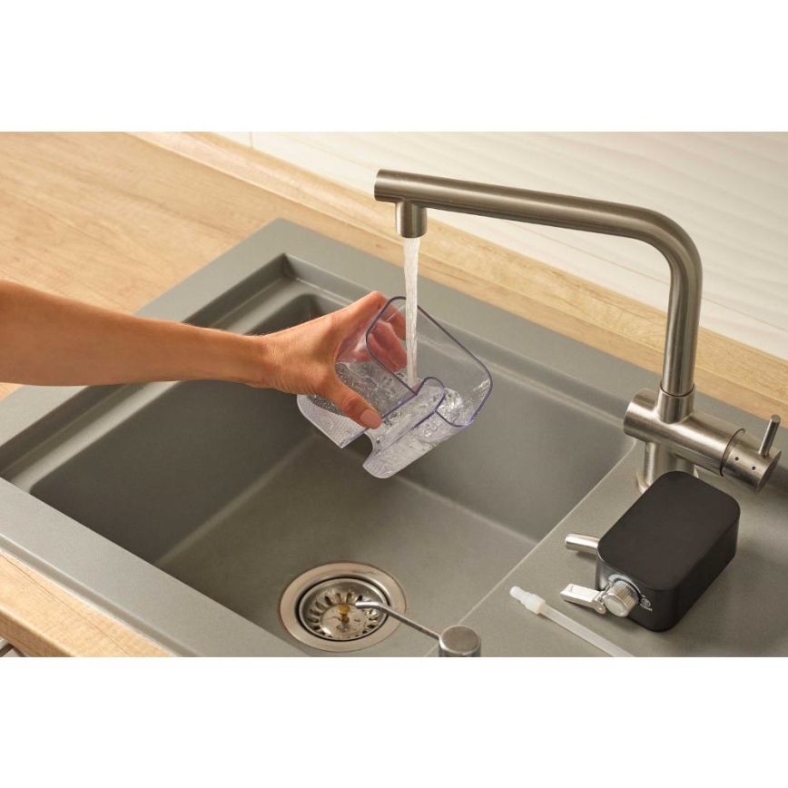 Sencor - Siebträger-Espressomaschine 1350 W/230 V schwarz/mattchrom