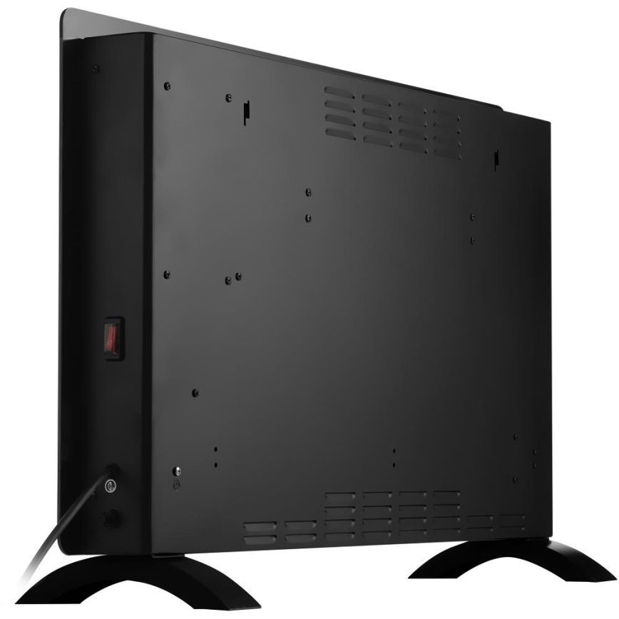 Sencor - Smartes elektrisches Konvektor-Heizgerät 2000 W/230 V IP24 WLAN schwarz + Fernbedienung