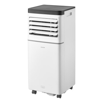 Sencor - Smarte mobile Klimaanlage 3-in-1 mit komplettem Zubehör 760 W/230 V 7000 BTU Wi‑Fi weiß + Fernbedienung