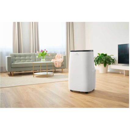 Sencor - Intelligente mobile Klimaanlage 4-in-1 mit komplettem Zubehör 1750W/230V 18000 BTU Wi-Fi weiß + Fernbedienung