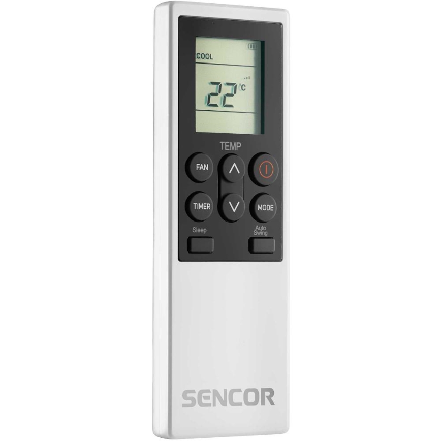 Sencor - Intelligente mobile Klimaanlage 4-in-1 mit komplettem Zubehör 1750W/230V 18000 BTU Wi-Fi weiß + Fernbedienung