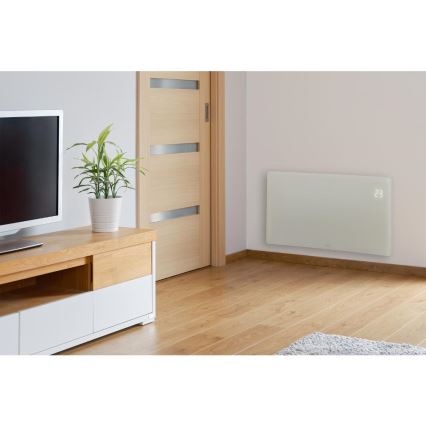 Sencor - Smarter elektrischer Direktheizer/Konvektor 1200/2400W/230V IP24 Wi-Fi weiß