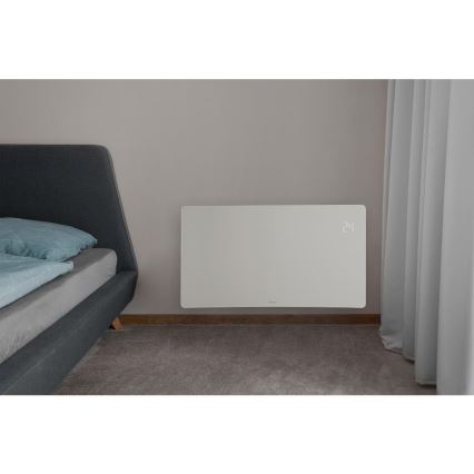 Sencor - Smarter elektrischer Direktheizer/Konvektor 1200/2400W/230V IP24 Wi-Fi weiß