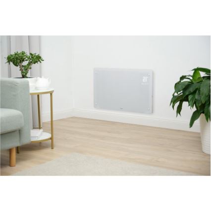 Sencor - Intelligenter elektrischer Direktheizer/Konvektor 2000W/230V IP24 WLAN weiß + Fernbedienung