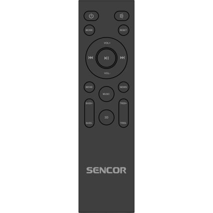 Sencor - Soundbar 200W/230V + Fernbedienung