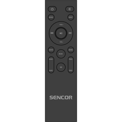 Sencor - Soundbar 200W/230V mit Fernbedienung