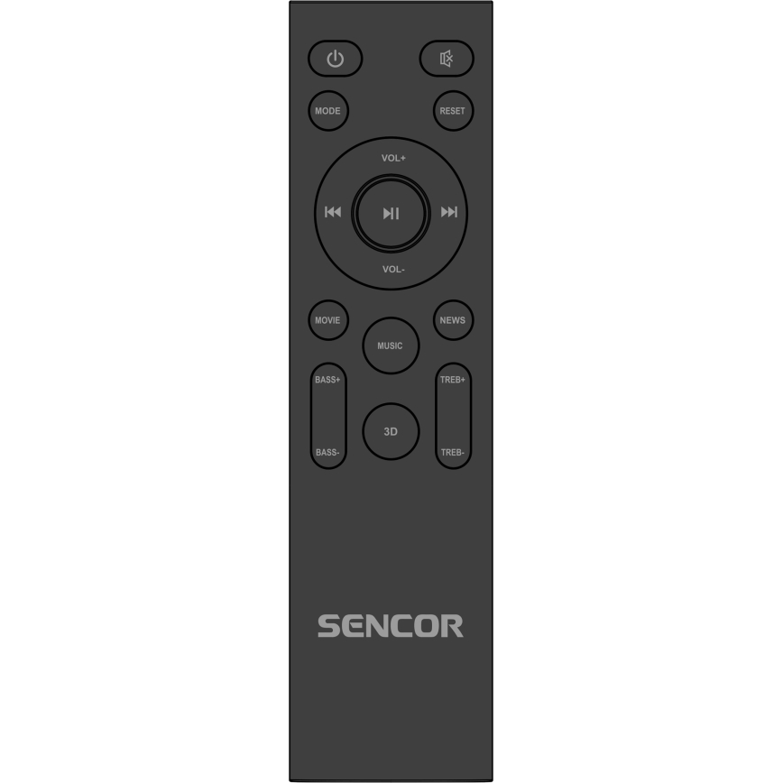 Sencor - Soundbar 200W/230V mit Fernbedienung