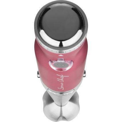 Sencor – Stabmixer 4in1 1200W/230V Edelstahl/Pink