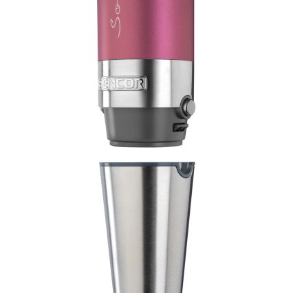 Sencor – Stabmixer 4in1 1200W/230V Edelstahl/Pink