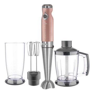 Sencor - Stabmixer 4in1 1200W/230V Edelstahl/Roségold