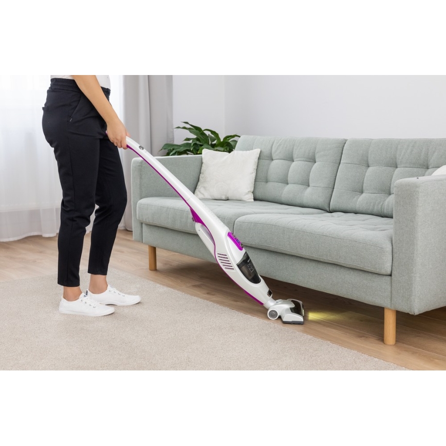 Sencor - Stabstaubsauger 2in1 110W/14,8V 2200 mAh weiß