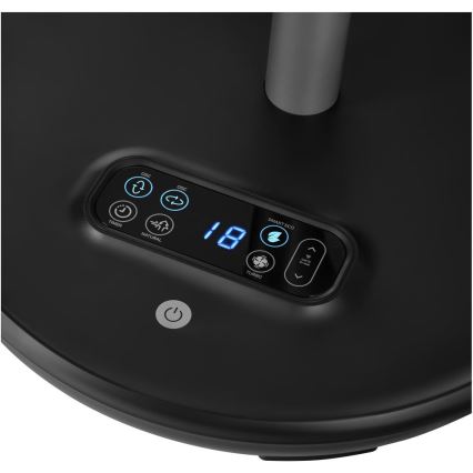 Sencor - Standventilator 3D UltraSilent 26W/230V Wi-Fi schwarz + Fernbedienung