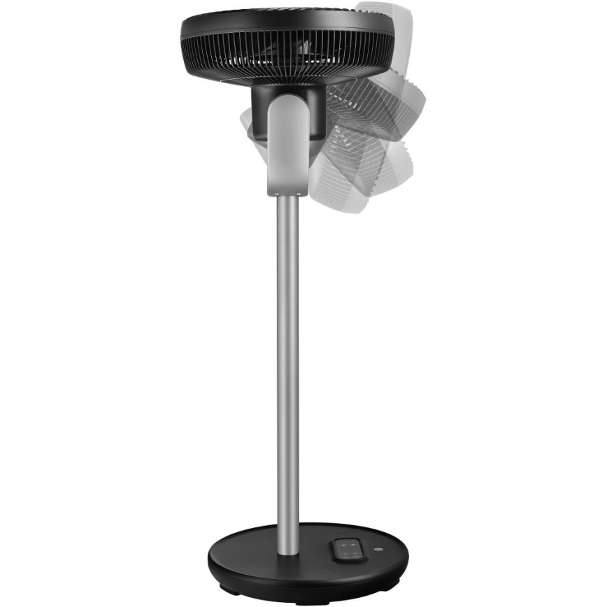 Sencor - Standventilator 3D UltraSilent 26W/230V Wi-Fi schwarz + Fernbedienung