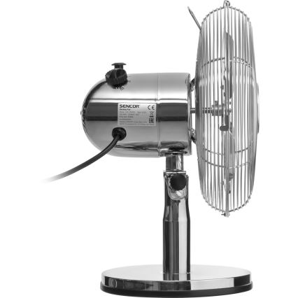 Sencor - Tischventilator 30W/230V Chrom glänzend