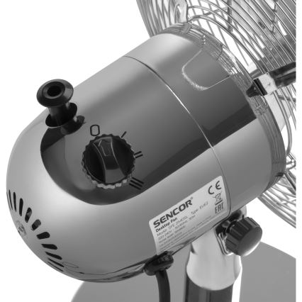 Sencor - Tischventilator 30W/230V Chrom glänzend