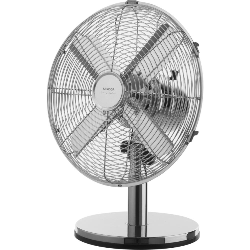 Sencor - Tischventilator 35W/230V, glänzender Chrom