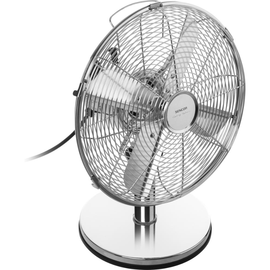 Sencor - Tischventilator 35W/230V, glänzender Chrom