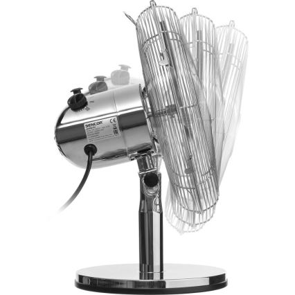 Sencor - Tischventilator 35W/230V, glänzender Chrom