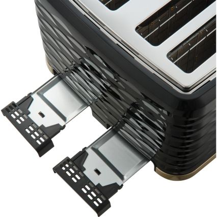 Sencor - Toaster mit vier Schlitzen 1600W/230V schwarz/beige