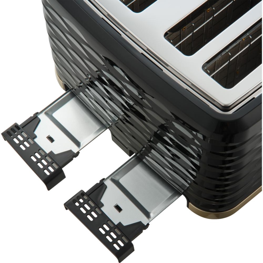 Sencor - Toaster mit vier Schlitzen 1600W/230V schwarz/beige