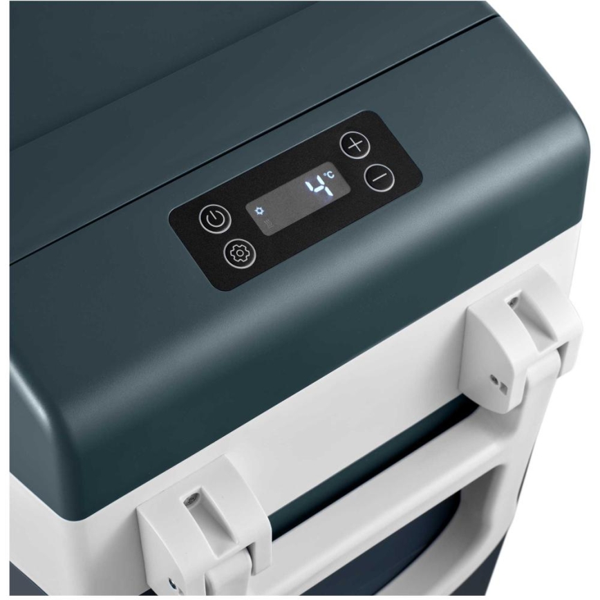 Sencor - Tragbare Kompressor-Autokühlbox 55 l 70 W/12 V/230 V blau/weiß