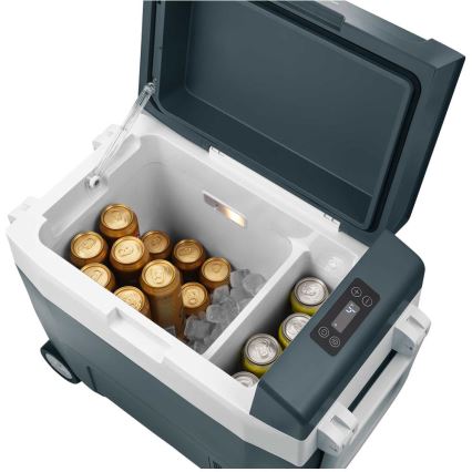 Sencor - Tragbare Kompressor-Autokühlbox 55 l 70 W/12 V/230 V blau/weiß