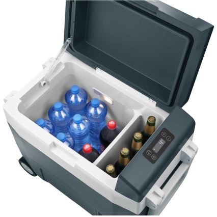 Sencor - Tragbare Kompressor-Autokühlbox 55 l 70 W/12 V/230 V blau/weiß