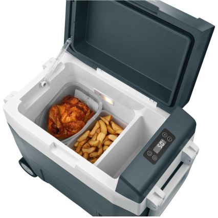 Sencor - Tragbare Kompressor-Autokühlbox 55 l 70 W/12 V/230 V blau/weiß