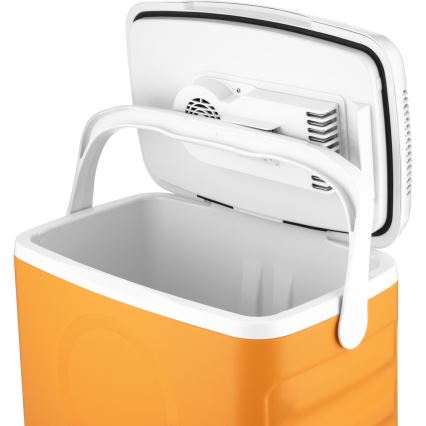 Sencor - Tragbarer Autokühlschrank 22 l 45W/12V orange/weiß