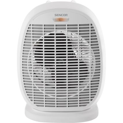 Sencor - Ventilator mit Heizelement 1200/2000W/230V weiß/grau