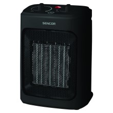 Sencor - Ventilator mit Keramik-Heizelement 900/1300/2000W/230V schwarz