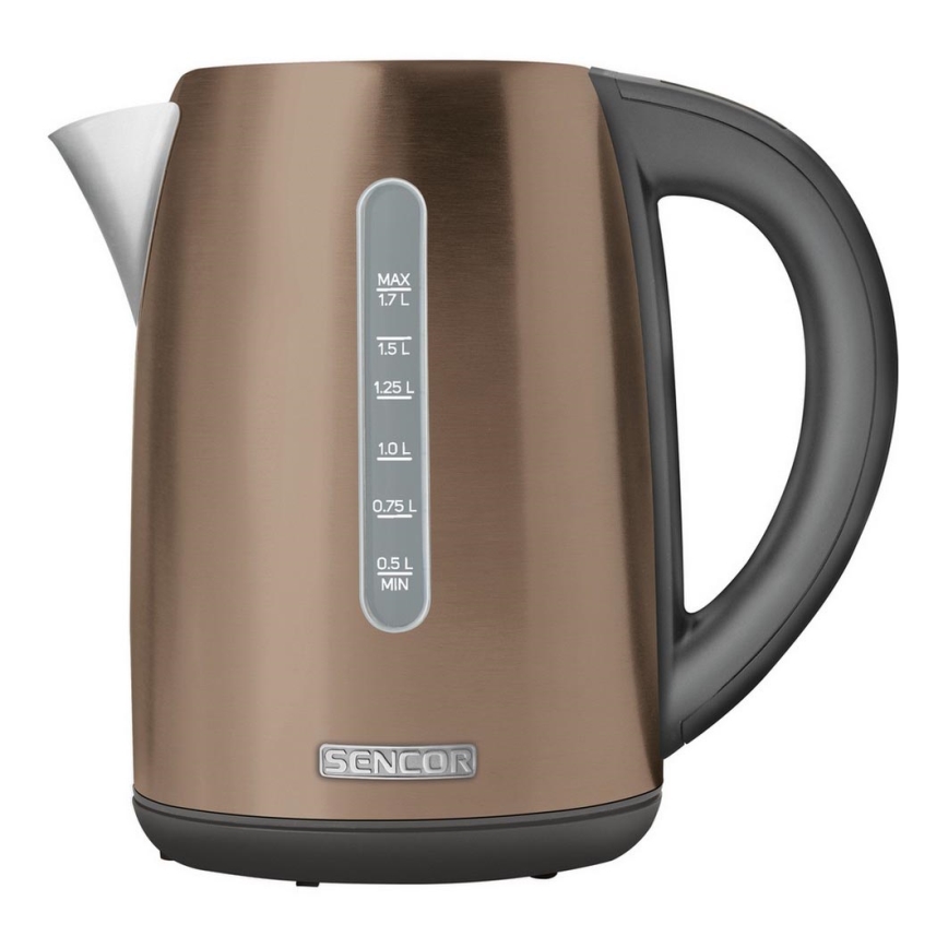 Sencor - Wasserkocher mit Temperaturregelung 1,7 l 2150W/230V braun
