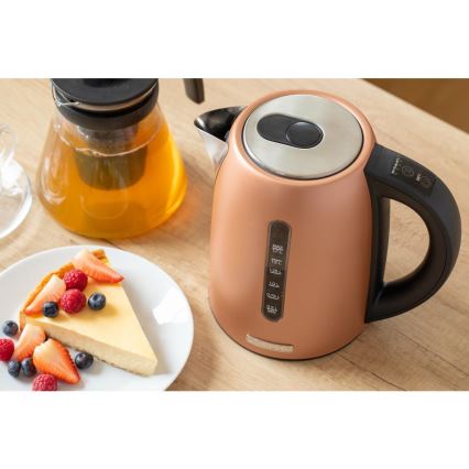 Sencor - Wasserkocher mit Temperaturregelung 1,7 l 2150W/230V kupferfarben