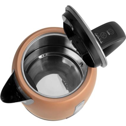 Sencor - Wasserkocher mit Temperaturregelung 1,7 l 2150W/230V kupferfarben