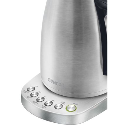 Sencor - Wasserkocher mit Thermoregulierung 1,7 l 2200W/230V aus Edelstahl