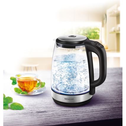 Sencor - Wasserkocher mit Thermoregulierung 2 l 2200W/230V
