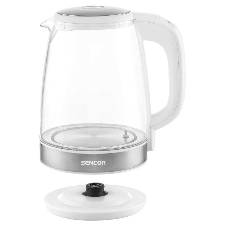 Sencor - Wasserkocher mit Thermoregulierung 2 l 2200W/230V weiß