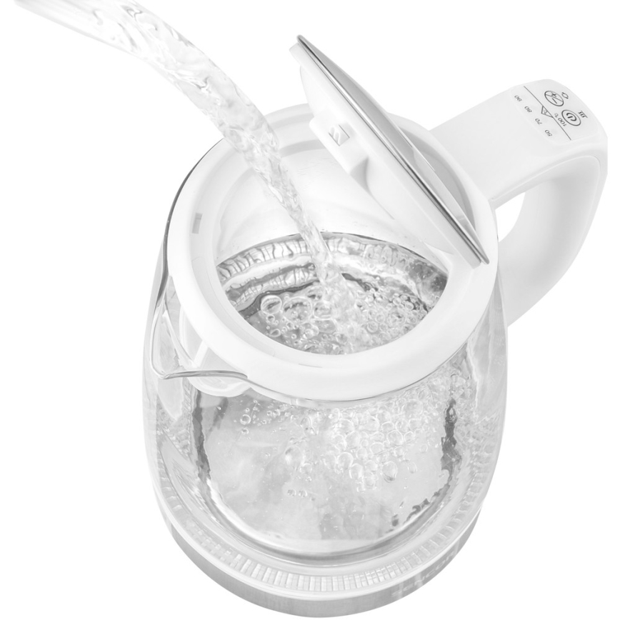 Sencor - Wasserkocher mit Thermoregulierung 2 l 2200W/230V weiß