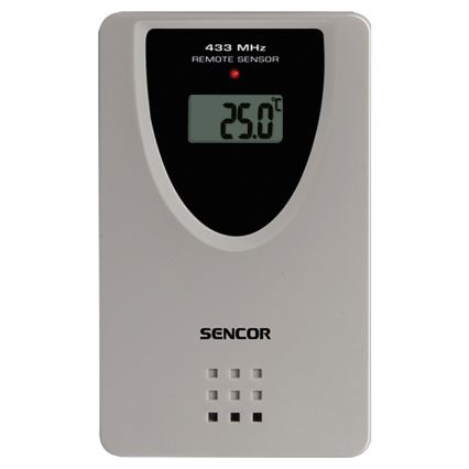 Sencor - Wetterstation mit Farb-LCD-Anzeige, Wecker und Projektor 2xAA + 2xAAA