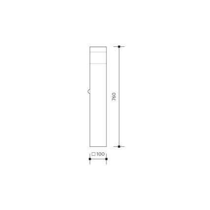 Sensorleuchte für Außenbereich GARD 1xE14/60W/230V IP44