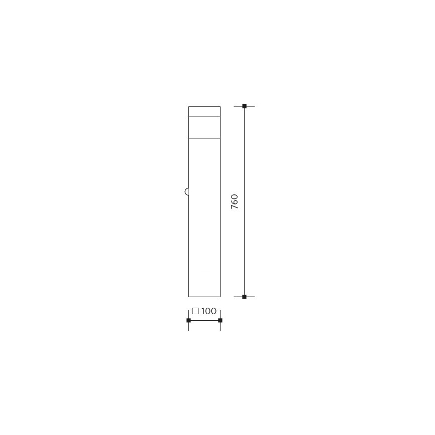 Sensorleuchte für Außenbereich GARD 1xE14/60W/230V IP44