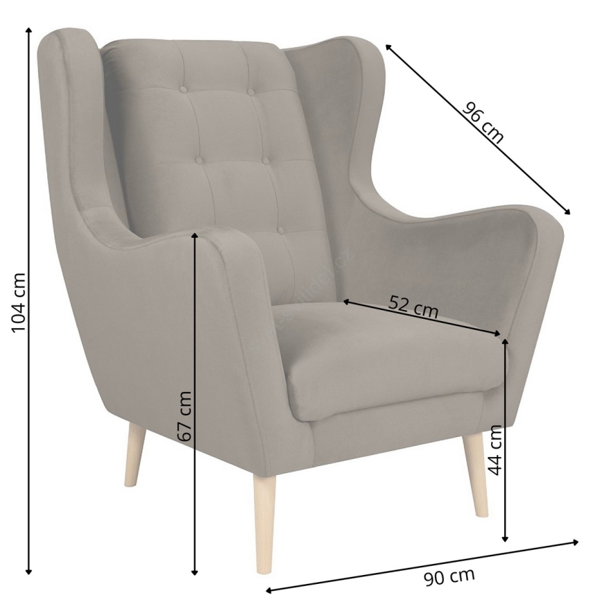 Sessel OMI XXL, gelb