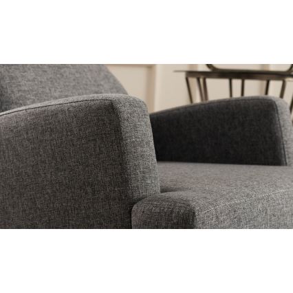Sessel PULA in dunkelgrau