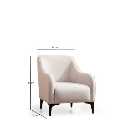 Sessel ROCO weiß