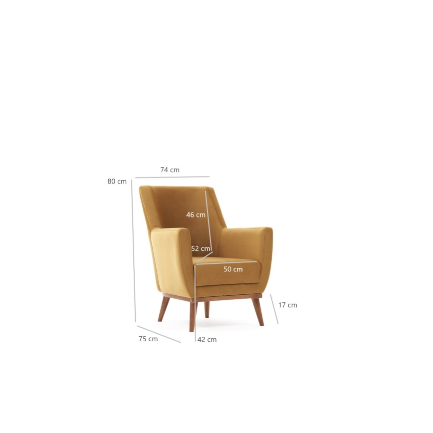 Sessel SIRO in Gold