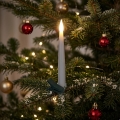 SET 10x dimmbare LED-Weihnachtsdekoration LED/1xAAA 15 cm warmweiß Kerze + Fernbedienung