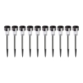 SET 10x LED Solarleuchte LED/0,06W/1,2V 6000K IP44 40 mAh