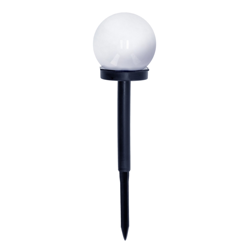 SET 10x LED-Solarleuchte LED/0,12W/1,2V 6500K IP44 schwarz/weiß