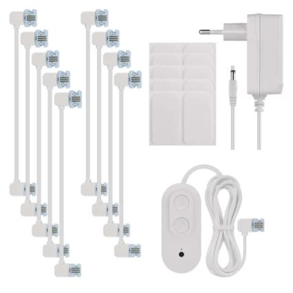 SET 10x RGBIC Dimmbares Panel LED/1,9W/230V Wi-Fi Tuya